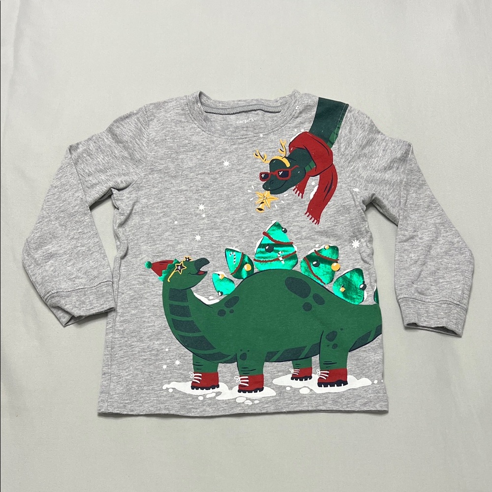 Carter’s Christmas Dino Shirt